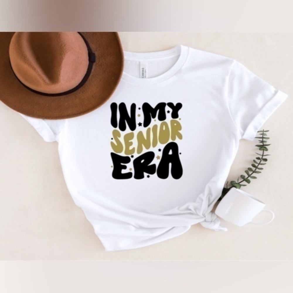 In My Senior Era Tee- White